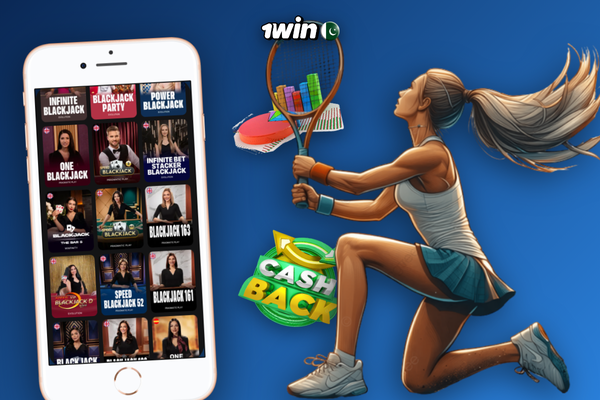 1Win app login screen with email and password fields ready to sign in