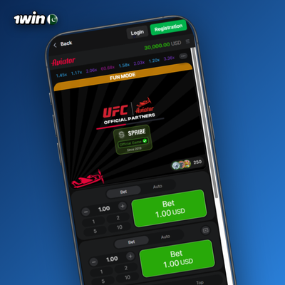 1Win Aviator dual bets and auto-cashout dial feature for hands-free multiplier targeting