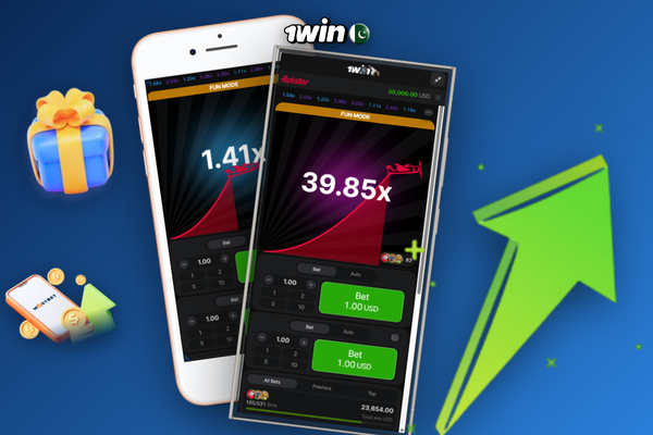 Aviator game 1Win dual bet panel interface with stake fields and cash-out controls