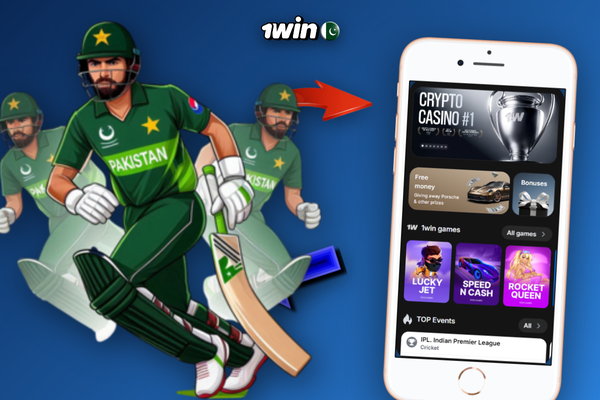 1Win casino login and signup registration form with JazzCash payment on mobile