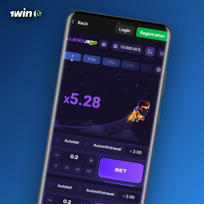 Auto-bet loop icon over stacked bet tickets for hands-free play on 1Win Lucky Jet