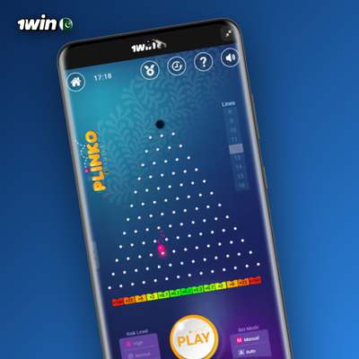 1Win Plinko casino medium-risk board balancing centre and edge slot payouts